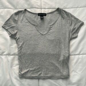 Grey street wear society top